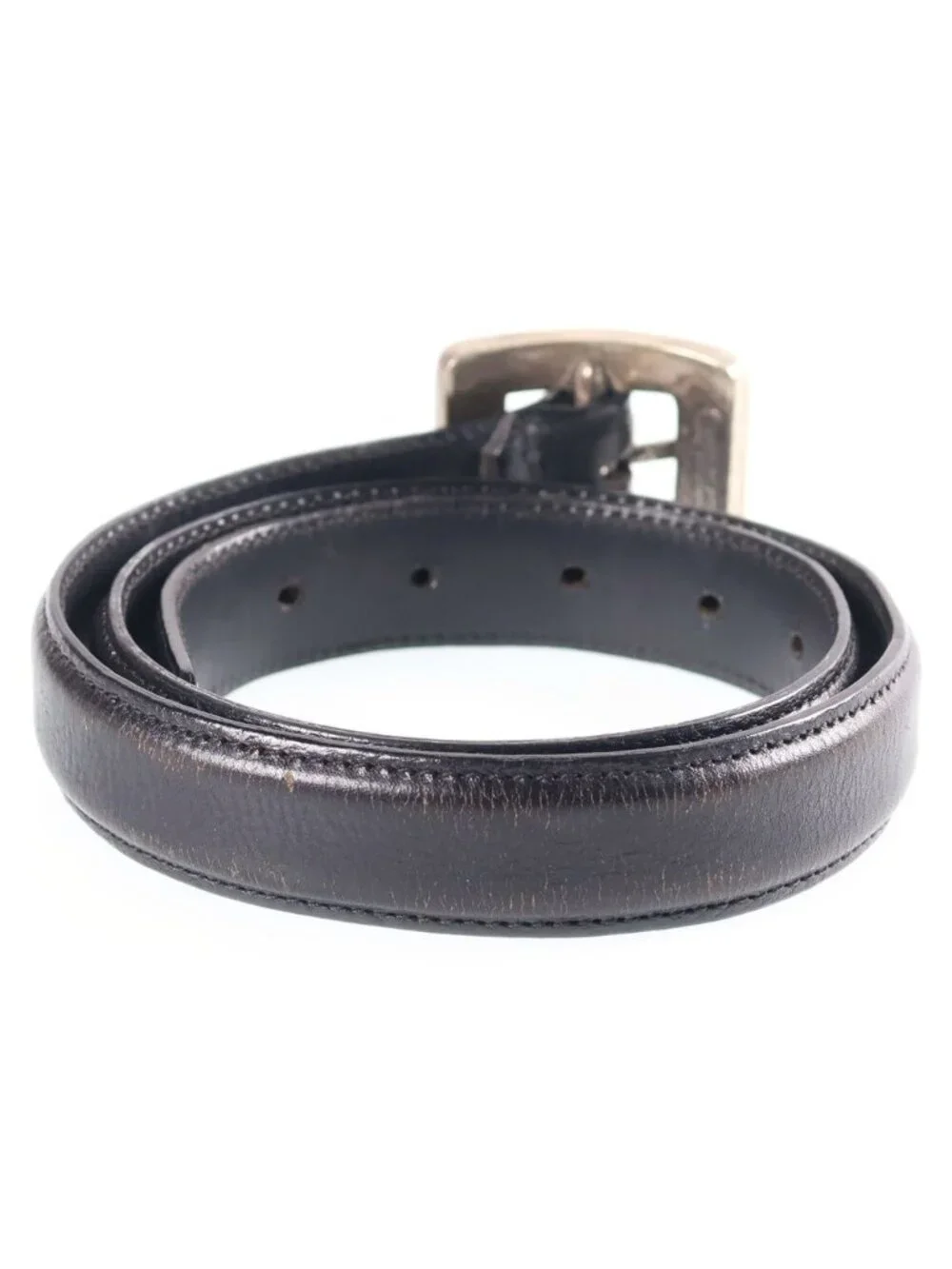 Chrome Hearts Blt Otj 1.0 Leather Belt Black Silver